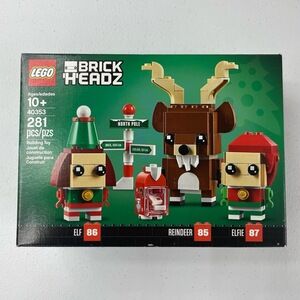 NEW LEGO BrickHeadz Set‎ 40353 Elf Reindeer Elfie Toy 281 Pieces Ages 10+